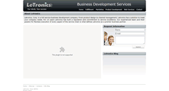 Desktop Screenshot of letronics.us