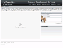 Tablet Screenshot of letronics.us